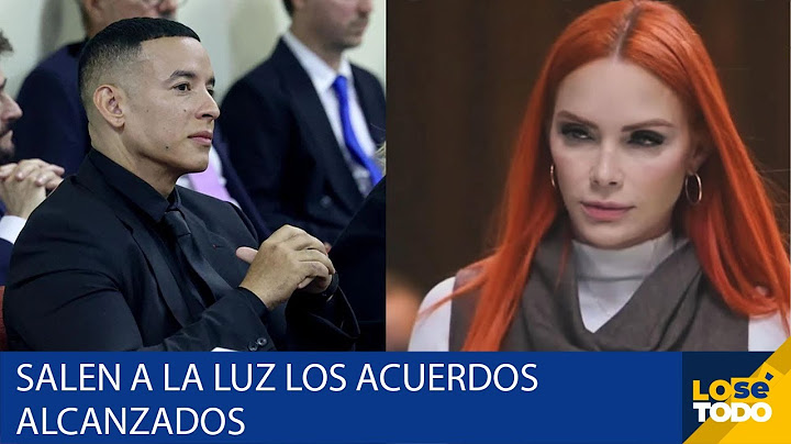 SALEN A LA LUZ LOS ACUERDOS ALCANZADOS ENTRE DADDY YANKEE Y MIREDDYS GONZÁLEZ TRAS VISTA DE DIVORCIO