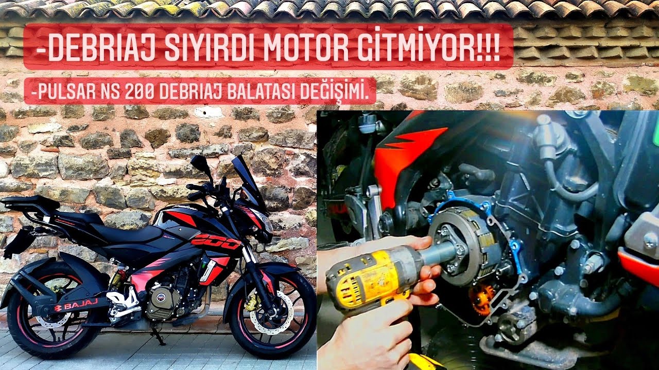 PULSAR NS 200 DEBRİYAJ SIYIRDI MOTOR GİTMİYOR!!! 1080p60 YouTube