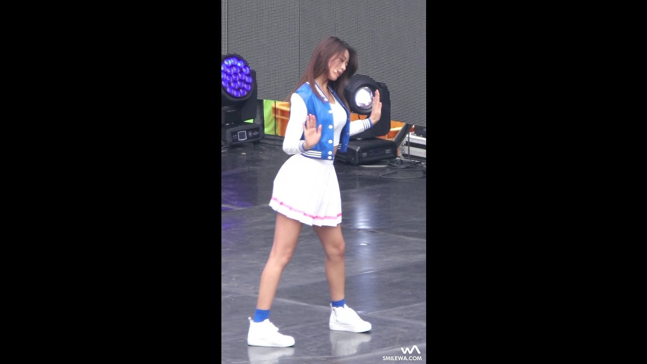 160930 AOA (에이오에이) 심쿵해 (Heart Attack) 설현 직캠 (리허설) @코엑스 영동대로 뮤직뱅크 Fancam by -wA-