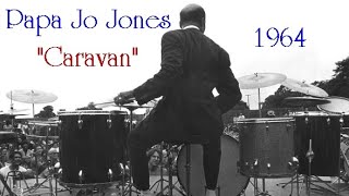 Coleman Hawkins Quintet 1964 'Caravan' | Papa Jo Jones Drum Solo | Harry 'Sweets' Edison | England