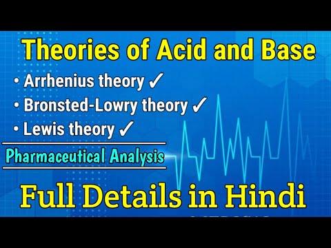Theories of acid and base। Pharmaceutical analysis। Theories of acid base indicators।