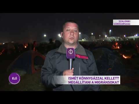 Ismét könnygázzal kellett megállítani a migránsokat 2019.04.05. 19:30