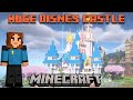 I built the revamped Disney Castle in Minecraft Survival