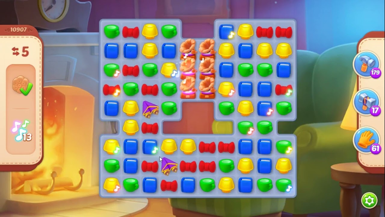 Homescapes Level 10907 - NO BOOSTERS 🏠 | SKILLGAMING ✔️