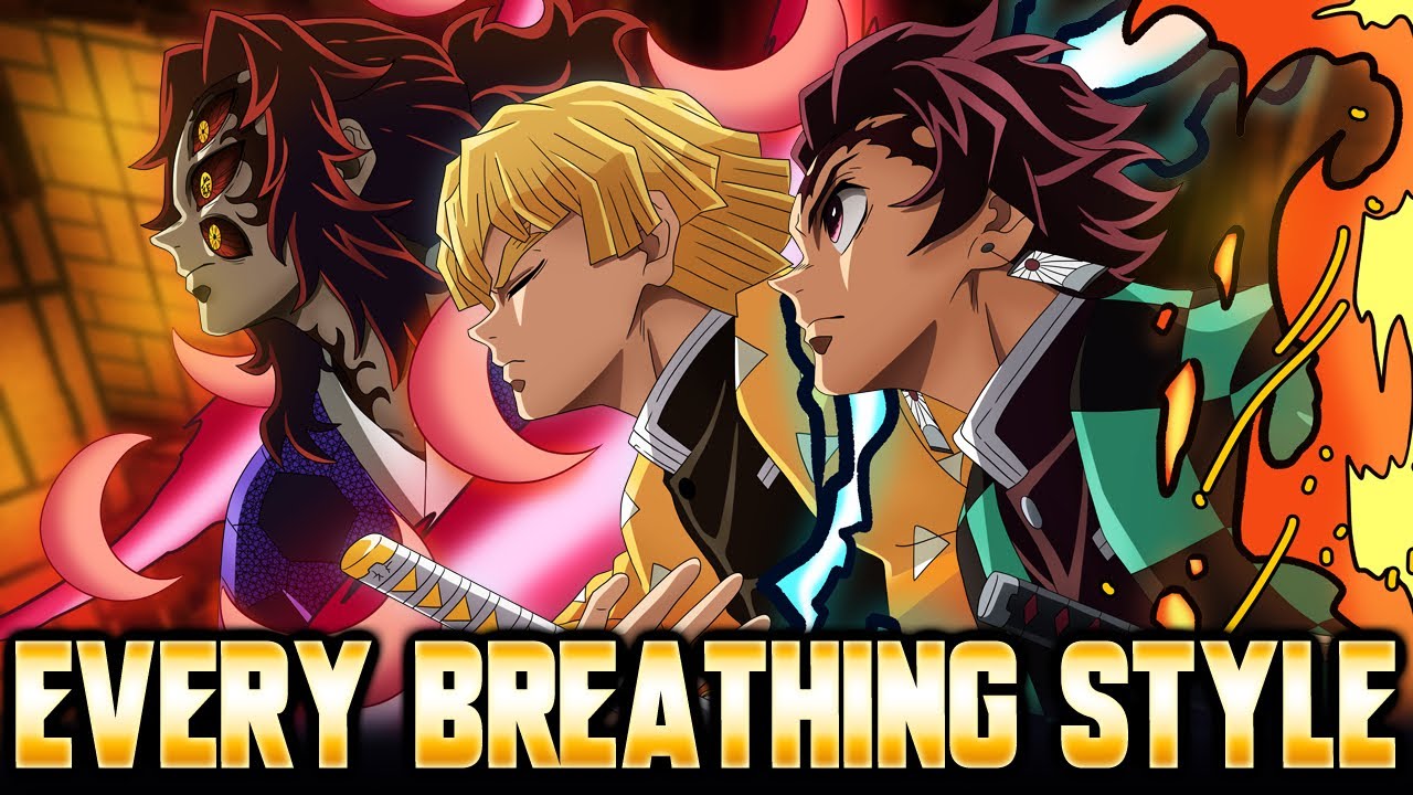 All Forms of Wind Breathing in Demon Slayer!