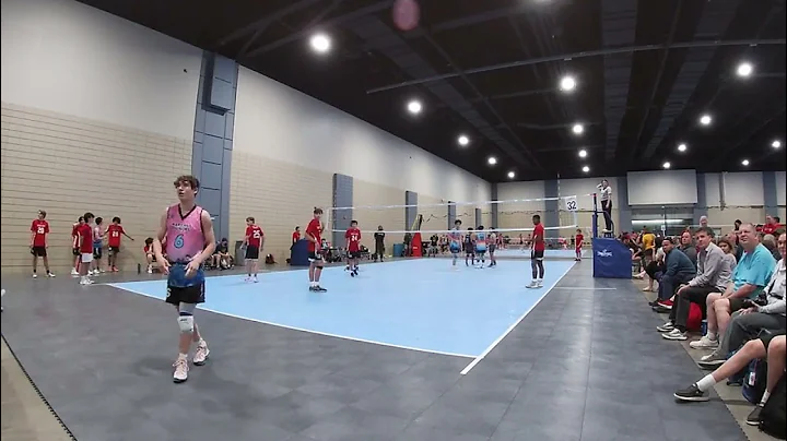 beginning of the First set against Miami