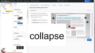 How to add exit popup element in Bootstrap 5 builder