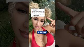 I Gotta Look Good When Doing Skits.