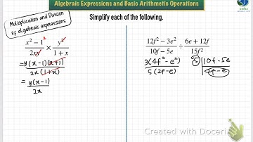 KSSM F2 Chapter 2 : Division of algebraic fractions