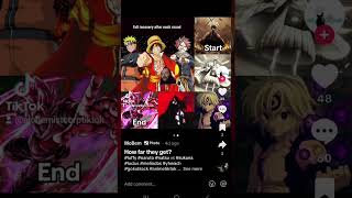 natsu, luffy and naruto run the gauntlet