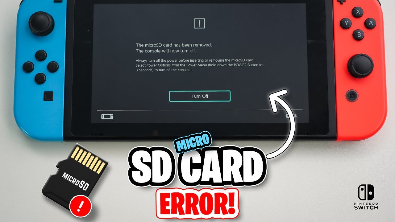 How to Fix “Micro SD Card Has Been Removed” on Nintendo Switch