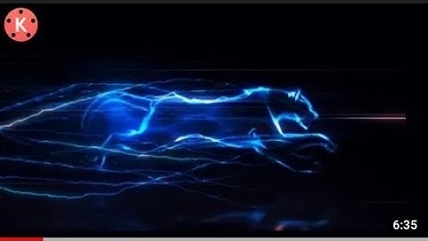 How to Moke Running fanther logo Reveal।।Animation intro in kinemaster in  handi