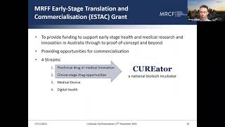 CUREator Information Session + Q&A: Calls for Expressions of Interest webinar