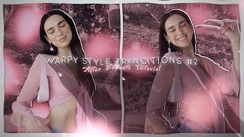 Warpy style transitions #2 | After Effects tutorial