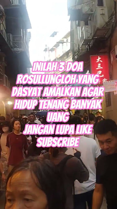 tiga doa rosullungloh yang dasyat #kisah #doahariini