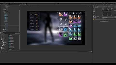 Loadout Screen / Game Ready UI Screen for UNITY