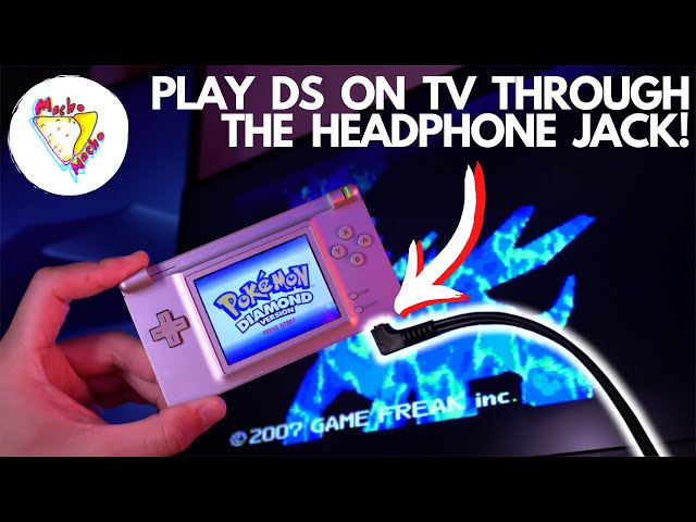 HOW TO PLAY Your Nintendo DS on the TV Using Just The HEADPHONE JACK! class=