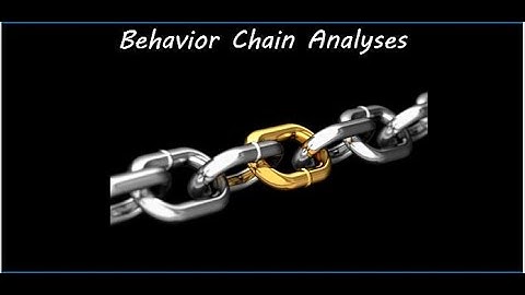 DBT - Behavior Chain Analysis