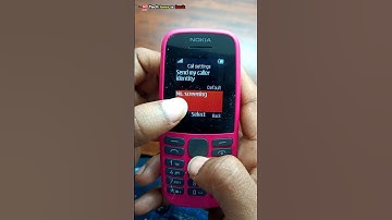 Nokia 105 mobile me blacklist  number kaise nikale // How to remove screen list in nokia