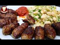 Tekirdağ Köfte Tarifi /Köfte Piyaz Sos Üç Tarif Bir Arada (Tekirdag Meatballs and White Beans Salad)