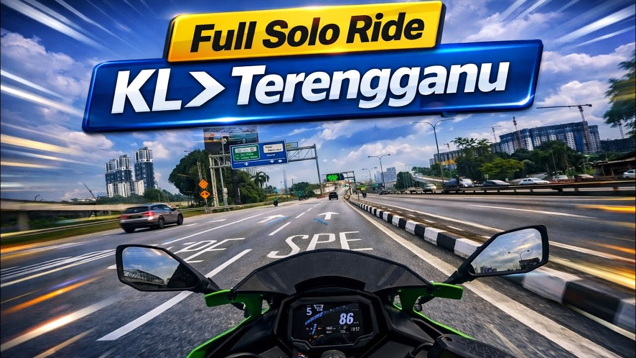 FULL SOLO RIDE KL - TERENGGANU | ZX25R | INSTA360 ACE PRO 2 | 4K