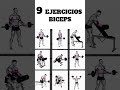 9 Movimientos que Transforman tus BÍCEPS (Comprobado) #shorts