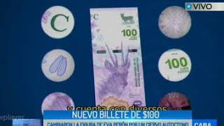 19-12-2018  Nuevo Billete de $100 Argentino. #billete #argentinisimatv