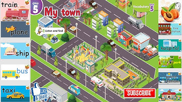 CONNECT PLUS for Kg 2 unit 5 part 1 My town 2022 حصريا نصوص أستماع كونكت بلس كجي 2الترم الثاني