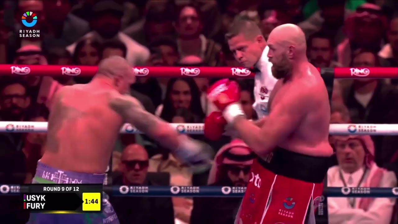 Usyk vs Fury 2 Analysis - Round 9 - Every Punch Landed in Slow Motion