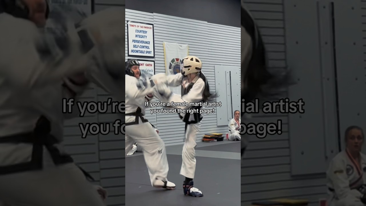 CALLING ALL FEMALE MARTIAL ARTISTS! | Ms Verga #tkd #blackbelt #sparring #kicking