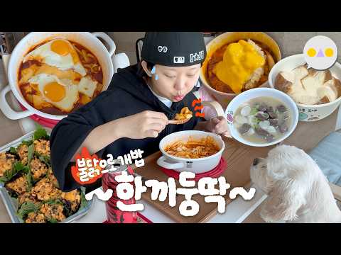 {한끼둥딱} 달걀과 불닭소스로 점철된 대충개밥의 <strong>나날</strong>