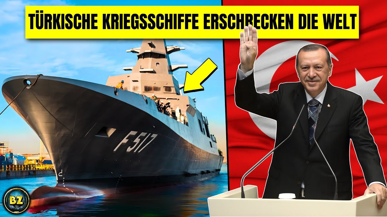 Türkei – Die 10 stärksten Kriegsschiffe der türkischen Marine!