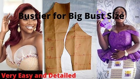 PLUS SIZE BUSTIER (WELL DETAILED)