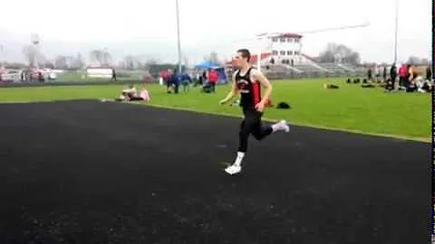 Ryan Piatt Clearing 6'4" in high jump