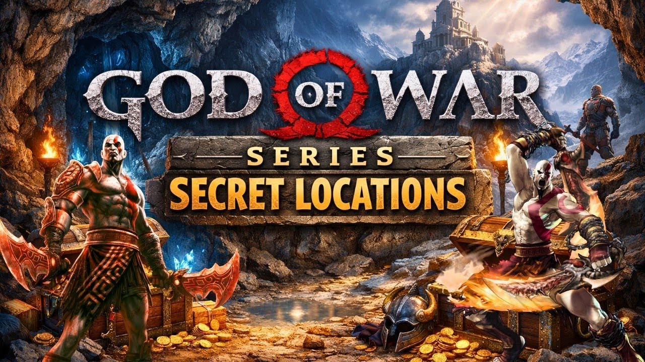 Скрытые секретные локации в серии игр God of War 😱 (от GOW 1 до Рагнарока)