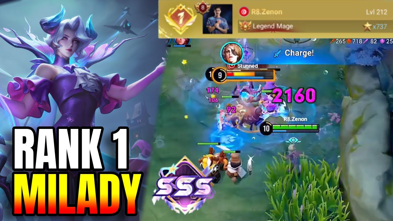DOMINATING 700 STARS RANK WITH MILADY | Honor of Kings
