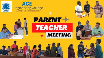 Parent-Teacher Meeting (PTM)- B.Tech I Year Dept. Of CSE & CSE (IoT) Students - ACE Engg. College