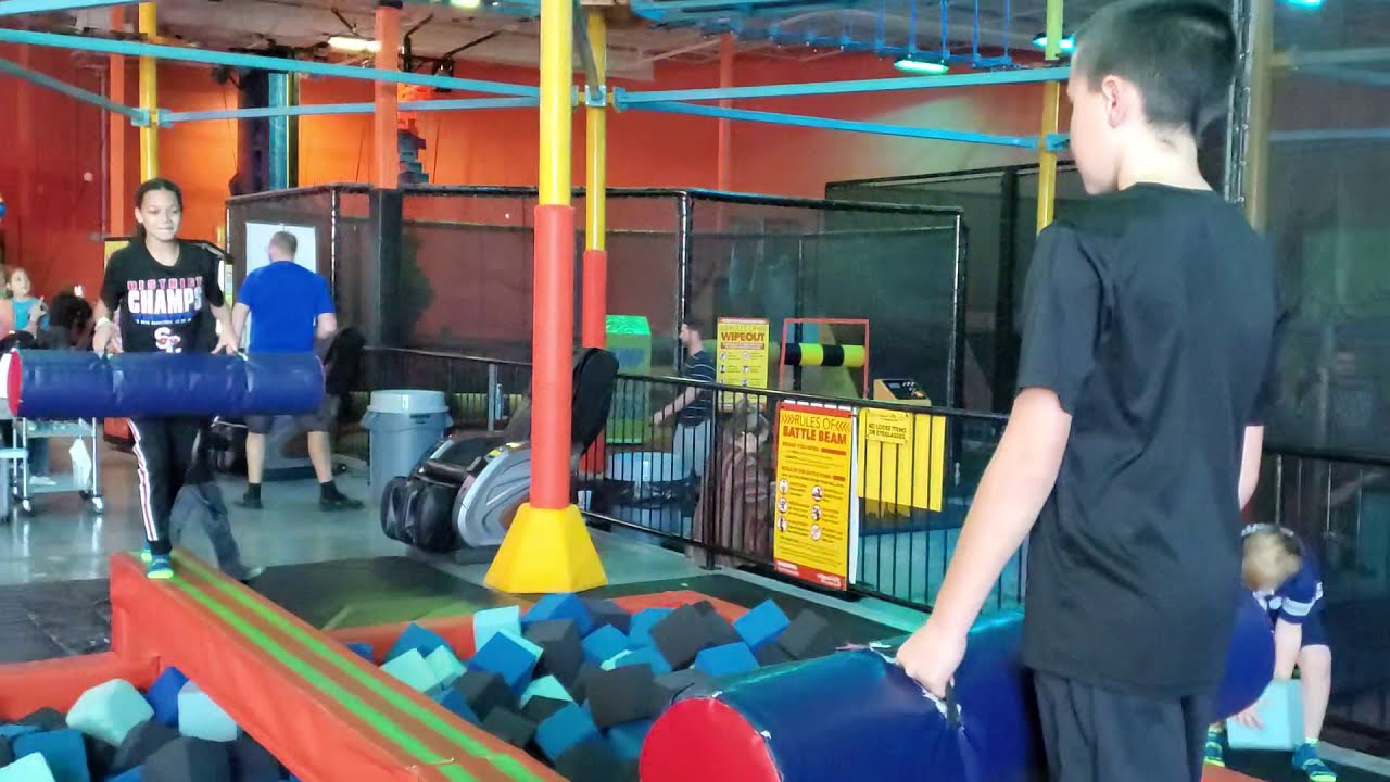 Jousting Challenge on the Balance Beam