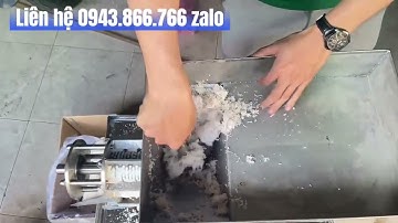 Máy ép nước cốt dừa bằng điện motor 2 ngựa - chất liệu inox - 0943866766