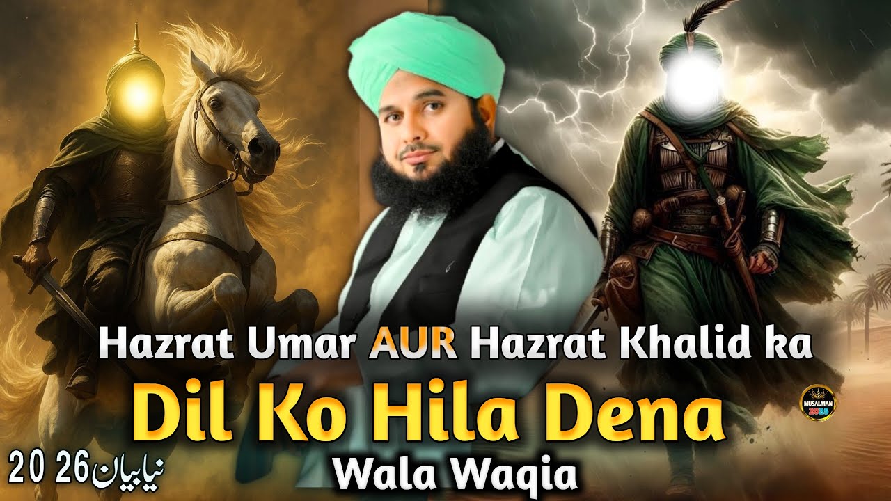 Hazrat Umar aur Khalid bin Waleed ka Waqia💥 | Ajmal Raza Qadri Bayan | Peer Ajmal Raza Qadri 2026