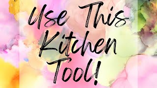Fun backgrounds with created with this common kitchen item