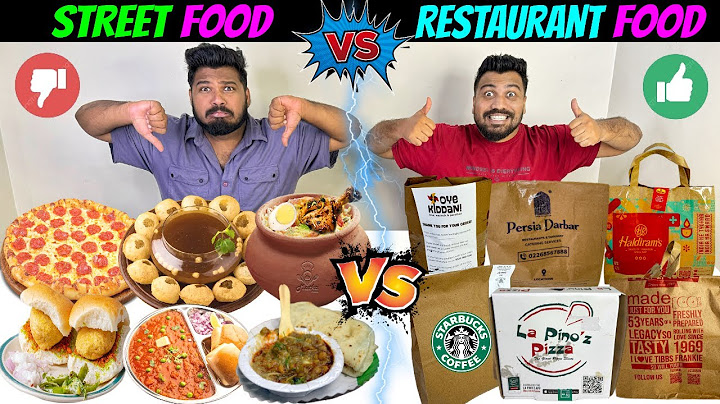 STREE FOOD Vs RESTAURANT FOOD PART-2😍Chole Kulche,Pav Bhaji,Pizza,Chicken Tikka,Chai,Chicken Roll