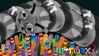 Wormax.io 2 I Killed 75,480 Plus Bots Worm Wormaxio 2 Hack World Never Record
