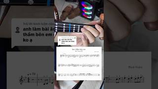 Sheet violin “ Âm thầm bên em “ #violinshop #violin