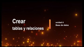 crear tablas y relaciones en Access (parte 1)