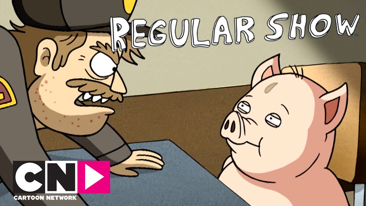 regular show piggy bank robber cartoon network youtube