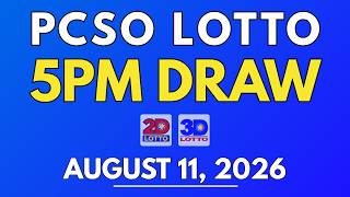 PCSO Lotto Result Today August 11, 2026 | 5PM LIVE Results
