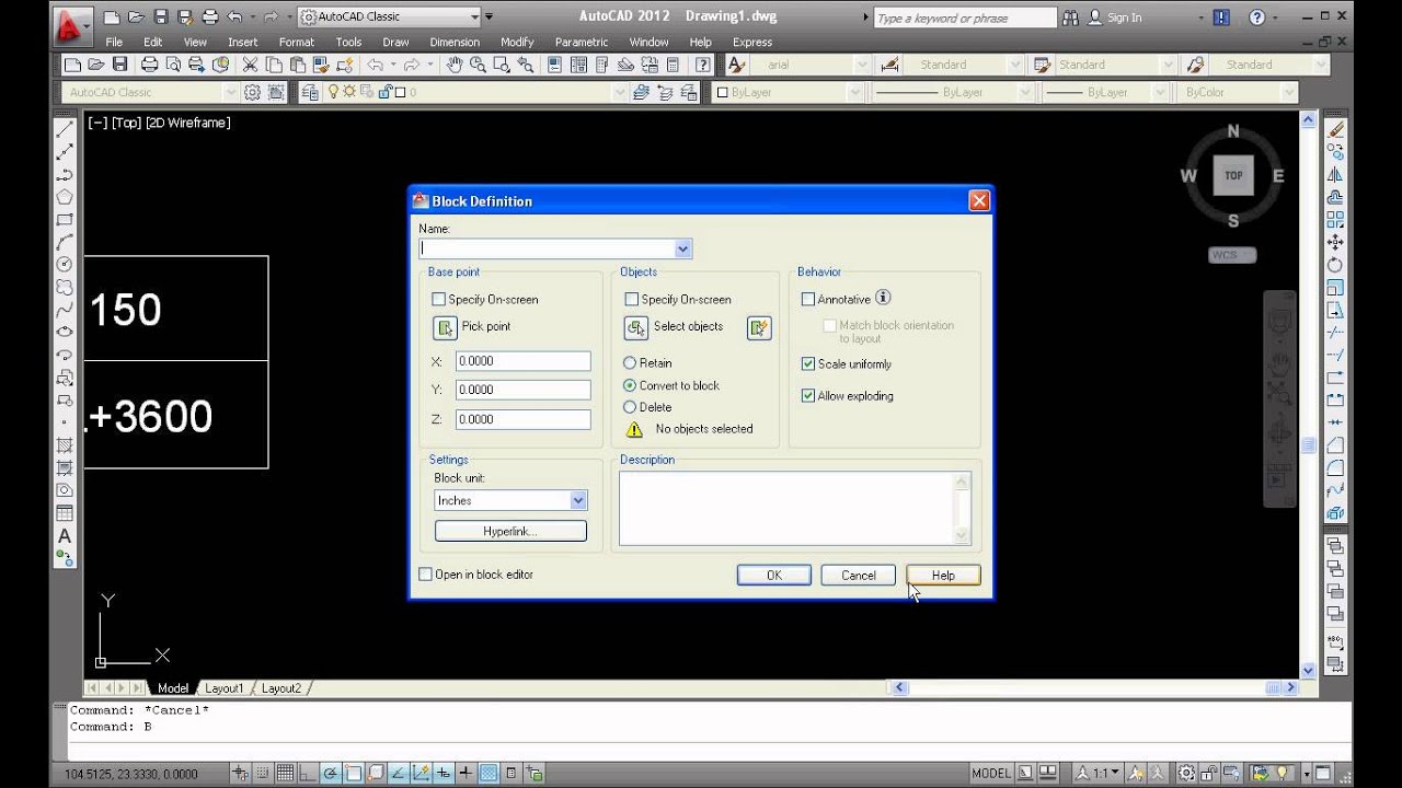 Create A Block In Autocad