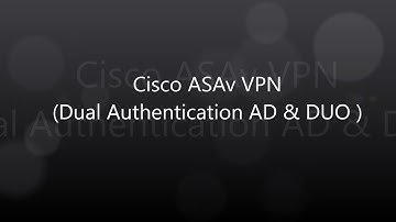 12. COVID-19: Cisco VPN: AD and DUO (MFA)