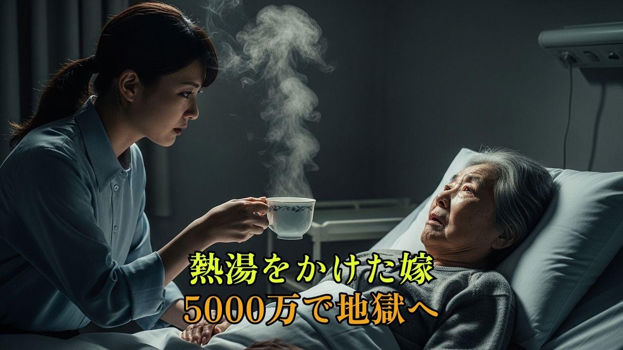 癌の姑に熱湯をかけた嫁の末路。5000万の資産を隠して絶縁した結果